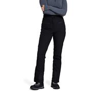 Mountain Warehouse Avalanche Womens High-Waisted Ski Pants - Slim Fit, Stylish Salopettes, Warm Ski Suit, Winter Snow Trousers - Ideal for Snowboarding, Sledges, Skiing Black Women's Size 10