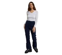 Mountain Warehouse Avalanche Womens High-Waisted Ski Pants - Slim Fit, Stylish Salopettes, Warm Ski Suit, Winter Snow Trousers - Ideal for Snowboarding, Sledges, Skiing Navy Women's Size 6