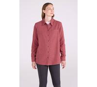 Mountain Warehouse 'balsam' Brushed Long Sleeved Relaxed Fit Longline Flannel Shirt In Terracotta Terracotta 22
