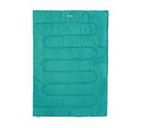 Mountain Warehouse Basecamp 200 Double Sleeping Bag Insulated Camping Outdoor In Teal Teal One Size