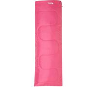 Mountain Warehouse Basecamp 200 Mini Sleeping Bag - 2 Season, 160 * 65cm, Insulated Kids Travel Sleep Essential - For Spring Summer, Camping & Travel Bright Pink