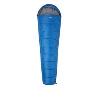 Mountain Warehouse Basecamp 250 Mummy Sleeping Bag 2 Seasons Insulated 5-15°C In Blue Blue One Size