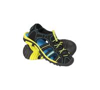 Mountain Warehouse Bay Kids Shandals - Neoprene Lined Sandal Shoes with Adjustable Straps - For Walking, Travelling & Outdoors Lime Kids Shoe Size 12