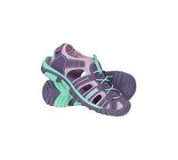 Mountain Warehouse Bay Kids Shandals - Neoprene Lined Sandal Shoes with Adjustable Straps - For Walking, Travelling & Outdoors Grape Kids Shoe Size 13