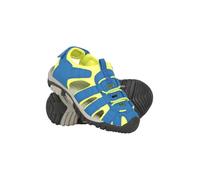 Mountain Warehouse Bay Kids Shandals - Neoprene Lined Sandal Shoes with Adjustable Straps - For Walking, Travelling & Outdoors Lime Toddler Shoe Size 7