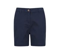 Mountain Warehouse Bay Womens Chino Shorts - Lightweight & Durable Short Pants with UV Protect & Front Pockets - for Summer, Beach & Walking Navy Women's Size 14