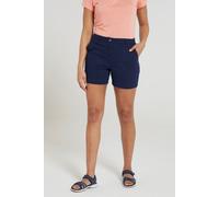 Mountain Warehouse Bay Womens Chino Shorts - Lightweight & Durable Short Pants with UV Protect & Front Pockets - Spring Summer, Beach & Walking Navy Women's Size 18