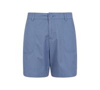 Mountain Warehouse 'bayside' Lightweight Uv Protection Breathable Multi Pocket Shorts In Mid Blue Mid Blue 4