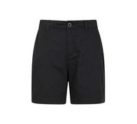 Mountain Warehouse Bayside Womens Shorts - Lightweight Ladies Short Pants with UPF 50+ & Lots of Pockets - Spring Summer, Beach, Walking, Hiking & Outdoors Black (Organic) Women's Size 6