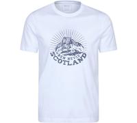 Mountain Warehouse Ben Nevis Mens Graphic Short Sleeved T-Shirt - White