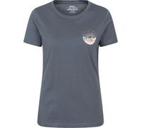Mountain Warehouse Ben Nevis Tree Womens T-Shirt - Dark Blue - Dark Blue - Size: 12