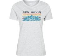 Mountain Warehouse Ben Nevis Tree Womens T-Shirt - Grey - Grey - Size: 16