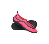 Mountain Warehouse Bermuda Kids Aqua Shoes - Neoprene Swim Shoe, Mesh Panels, Lightweight, Easy Slip On - for Beach, Water & Diving Pink Kids Size 12
