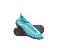 Mountain Warehouse Bermuda Kids Aqua Shoes - Neoprene Swim Shoe With Mesh Panels, Lightweight, Easy Slip On - for Beach, Water & Diving, Teal, Size 12