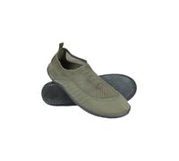 Mountain Warehouse Bermuda Men’s Aqua Shoe - Easy Slip On Water Shoes, Lightweight Wet Shoes, Neoprene, Mesh Panel Swim Shoes - Protection for Underwater Walks Khaki Adult Shoe Size 8