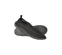 Mountain Warehouse Bermuda Men’s Aqua Shoe - Slip On Water Shoes, Lightweight Wet Shoes, Mesh Panel Swim Shoes - Spring Summer, Underwater Walks Protection Black Adult Shoe Size 6