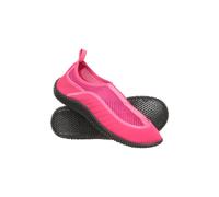 Mountain Warehouse 'Bermuda' WoMens Aqua Shoe with Top Mesh Panel Slip On Summer Beach Sandals Pink Textile - Size UK 5