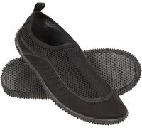 Mountain Warehouse Bermuda Womens Aqua Shoes - Neoprene Design, Mesh Panel, Slip On, Lightweight Swim Footwear - for Beach Underwater Walking Black Adult Shoe Size 3