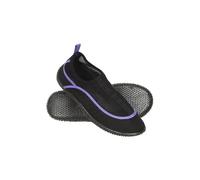 Mountain Warehouse Bermuda Womens Aqua Shoes - Neoprene Design, Mesh Panel, Slip On, Lightweight Swim Footwear - for Beach Underwater Walking Purple Adult Shoe Size 9