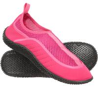 Mountain Warehouse Bermuda Womens Aqua Shoes - Neoprene Design, Mesh Panel, Slip On, Lightweight Swim Footwear - for Beach Underwater Walking Dark Pink Adult Shoe Size 7