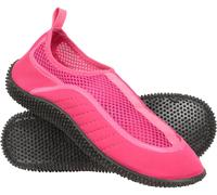 Mountain Warehouse Bermuda Womens Aqua Shoes - Neoprene Design, Mesh Panel, Slip On, Lightweight Swim Footwear - for Beach Underwater Walking Dark Pink Adult Shoe Size 8