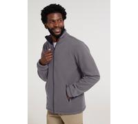 Mountain Warehouse Bernard II Mens Windproof Fleece - Grey - Grey - Size: XL