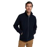 Mountain Warehouse Bernard Mens Windproof Fleece - Windproof, Breathable Sweater, Two Pockets, Full Zip Sweatshirt, Elastic Cuffs - Great For Everyday Use & Winter Navy M