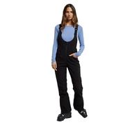 Mountain Warehouse Bib Front Womens Recco Thermal Lined Ski Pants - Water-Resistant Windproof Trousers with Snow Gaiters - Winter Skiing, Sports, Walking Black Women's Size 20
