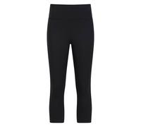 Mountain Warehouse 'blackout' Stretchy Quick Wicking Capri Leggings Black 18