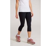 Mountain Warehouse 'blackout' Stretchy Quick Wicking Capri Leggings Black 22