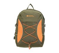 Mountain Warehouse Bolt 18L Backpack - Khaki/Orange - One Size - Khaki/Orange