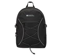 Mountain Warehouse Bolt 18L Backpack - Ripstop Rucksack, Compression Straps Bag - For Travelling Black