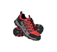 Mountain Warehouse Bolt Kids Active Waterproof Shoes - Rainproof IsoDry Sneakers with Mesh Upper, EVA Cushion, for Boys & Girls - Best for Autumn, Walking & Outdoors Active Red Kids Shoe Size 13