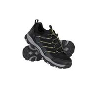 Mountain Warehouse Bolt Kids Active Waterproof Shoes - Rainproof IsoDry Sneakers with Mesh Upper, EVA Cushion, for Boys & Girls - Best for Autumn, Walking & Outdoors Black Kids Shoe Size 11