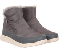 Mountain Warehouse Boston Fleece-Lined Womens Boots - Snow Proof Ladies Shoes with EVA cushioning & Phylon Midsole - Winter Skiing, Winter Sports, Walking Grey Adult Shoe Size 6