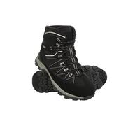 Mountain Warehouse Boulder Mens Trekker Boots - Breathable, Waterproof, Quick Drying, Durable Rubber Outsole Walking Boots - Perfect For Cold Weather Charcoal Adult Shoe Size 11
