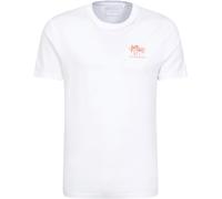 Mountain Warehouse Bournemouth Printed Mens T-Shirt - White - White - Size: L