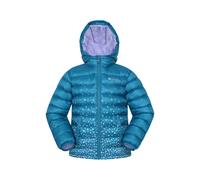 Mountain Warehouse Boys 'Printed Seasons' Kids Padded Jacket Water Resistant Cosy Winter Coat Teal - Size 5-6Y