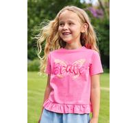 Mountain Warehouse Brave Butterfly Kids Tee - Bright Pink