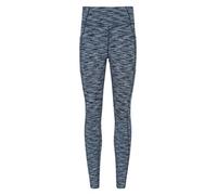 Mountain Warehouse Breathe & Balance High Waisted Womens Leggings - Soft Ladies Tights, Brushed Bottoms, Full Length, Pockets - Spring Summer, Sports, Walking Dark Blue Women's Size 22