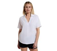 Mountain Warehouse Breeze II Womens Linen Shirt - Lightweight & Breathable Relaxed Fit Tee Shirt - Spring, Summer Outdoors, Holiday, Walking, Hiking White Women's Size 22