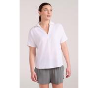 Mountain Warehouse Breeze II Womens Linen Shirt - White - White - Size: 16