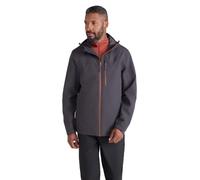 Mountain Warehouse Brisk Extreme Mens Rain Jacket | Breathable & IsoDry Waterproof Coat with Adjustable Cuffs & Hood, Taped Seams & Multi-Pockets for Storage, For Everyday Wear