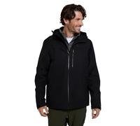 Mountain Warehouse Brisk Extreme Mens Rain Jacket | Breathable & IsoDry Waterproof Coat with Adjustable Cuffs & Hood, Taped Seams & Multi-Pockets for Storage, For Everyday Wear