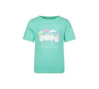 Mountain Warehouse British Weather Kids Cotton T-Shirt - Lightweight, Breathable & Casual Tee - Spring, Summer Outdoors, Holiday, Walking, Hiking Bright Green Kids Size 2-3 Years