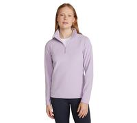 Mountain Warehouse Camber Half Zip Women's Fleece - Lightweight, Warm & Cosy Half Zip Sweatshirt - Best for Spring Summer, Camping, Outdoors, Travelling & Hiking Purple (Plain) 2XL