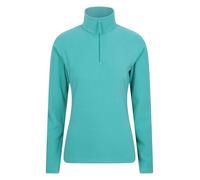 Mountain Warehouse Camber Half Zip Women's Fleece - Lightweight, Warm & Cosy Half Zip Sweatshirt Top - Best for Camping, Outdoors, Travelling & Hiking Teal XL