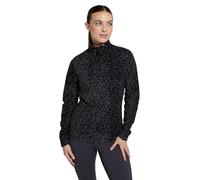 Mountain Warehouse Camber Half Zip Women's Striped Fleece - Lightweight, Warm & Cosy Half Zip Sweatshirt Top - Best for Camping, Outdoors, Travelling & Hiking Grey (Stripe) XXS