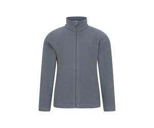 Mountain Warehouse Camber II Kids Full-Zip Fleece - Comfy, Lightweight Sweatshirt, Full-zip, For Boys & Girls - For Autumn Winter, Camping, Outdoors & Hiking Medium Grey Teen Size 13 Years