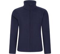 Mountain Warehouse Camber II Kids Full-Zip Fleece - Comfy, Lightweight Sweatshirt, Full-zip, For Boys & Girls - For Autumn Winter, Camping, Outdoors & Hiking Dark Blue Teen Size 13 Years